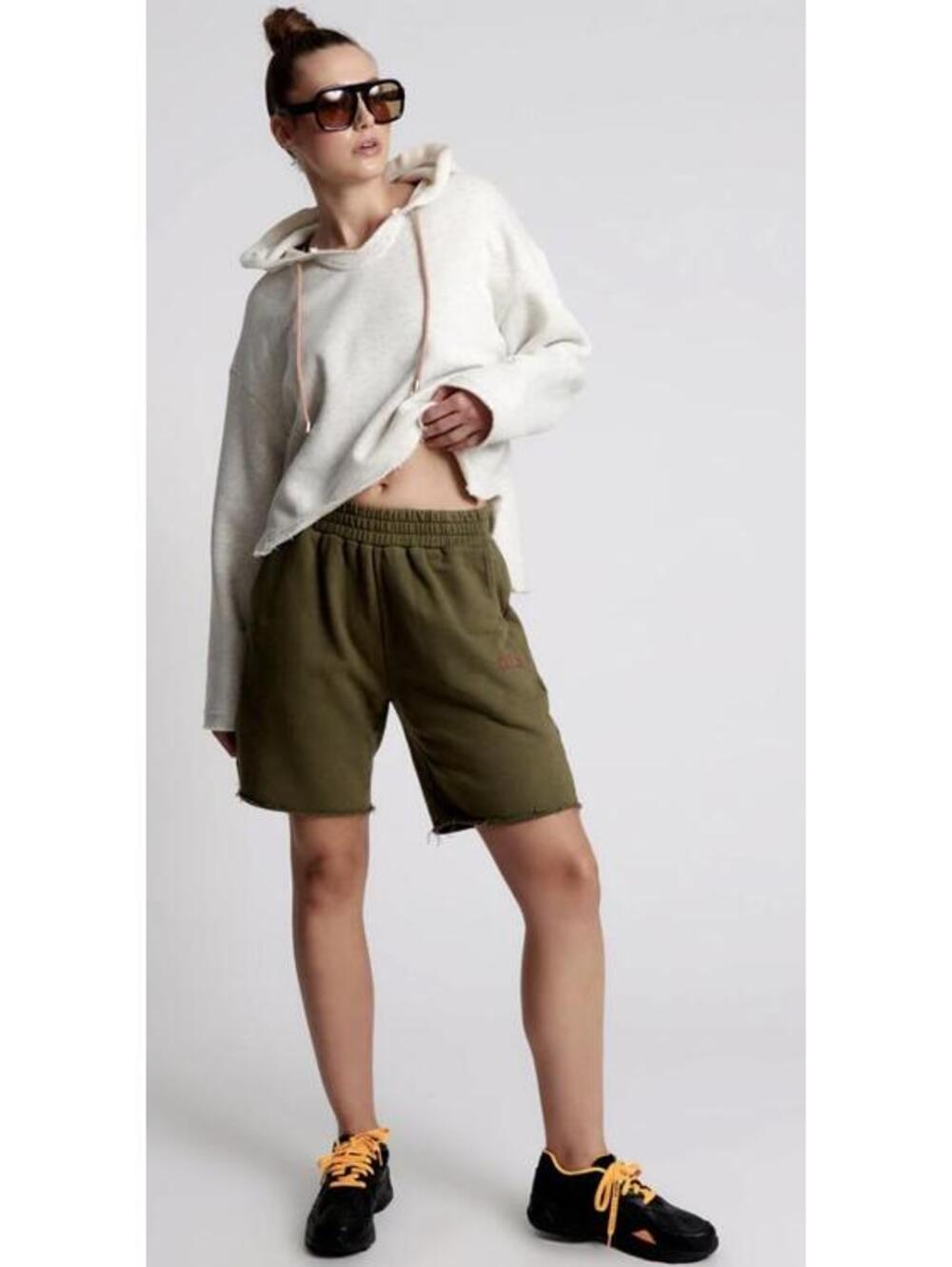 One Teaspoon Shorts High Waist Kick Shorts  (S)